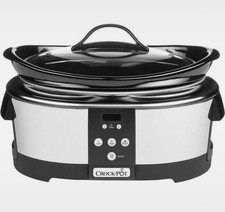 Crockpot SCCPBPP605 5.7L Slow Cooker - Silver