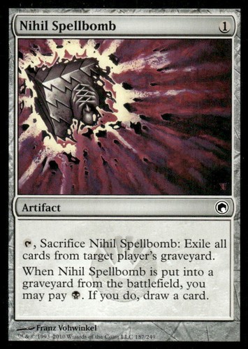 Nihil Spellbomb Scars of Mirrodin MTG Magic the Gathering card - Picture 1 of 2