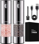 Upgraded Larger Capacity Electric Salt And Pepper Grinder Set Rechargeable With
