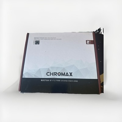 Noctua NF-F12 PWM chromax.Black.swap, Premium Quiet Fan, 4-Pin (120mm, Black)