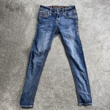 Buckle Rock Revival Jeans "Sundee" Mid-Rise Easy Skinny Size 26