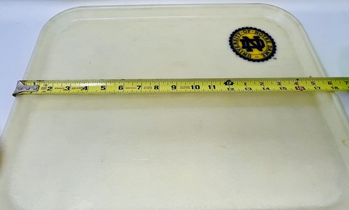 Vintage Notre Dame Cafeteria Tray 18” x 14” Fiberglass - Picture 3 of 13