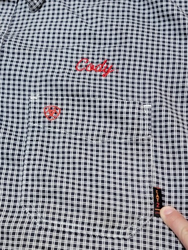 Ariat Camicia Uomo Alta XL Bianco Blu Plaid FR Ignifuga GATTO 2 2112 Lavoro - Foto 4 di 10