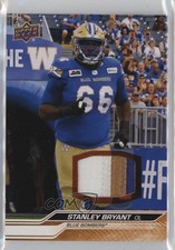 2024 Upper Deck CFL Game Patch /35 Stanley Bryant #67 Patch