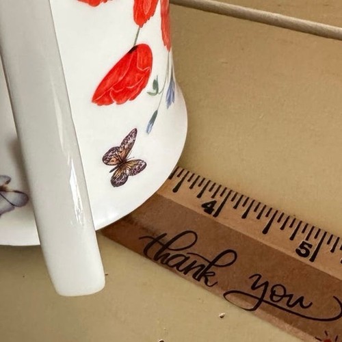 Grace Teaware Teetasse mit Fuß Blumen - Bild 6 von 8