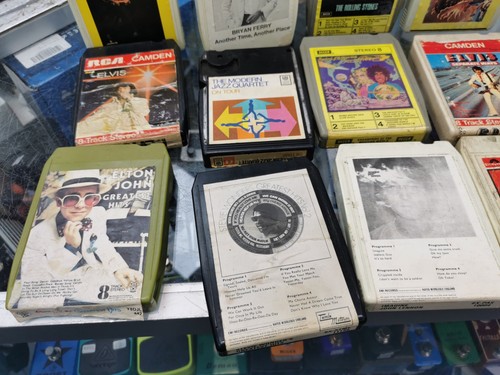 8 Track cartridge Collection x 18 PINK FLOYD T-REX THIN LIZZY STONES etc - Picture 2 of 14