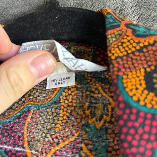 Lauren & Leah Paisley Blazer Jacket Womens Multicolor Vintage M - Picture 6 of 9