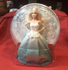 Barbie Collector 2016 Holiday Doll - NEW - IN BOX - Aqua Gown