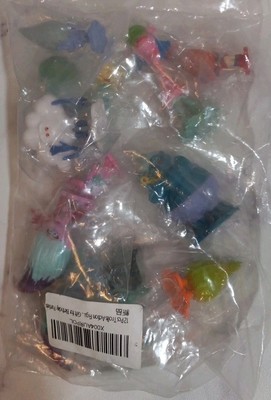 DreamWorks Trolls 2'' Plastic Figures Cake Toppers Lot Of 12 New