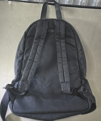 Pendleton Tartan Plaid Wool Backpack w/Leather Handle Metal Zips - Picture 4 of 9