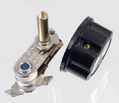Multigrill Ersatzteil Themperaturegler Thermostat Wärmeregler + Knebel Regler 34