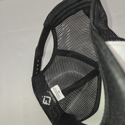 Hike More Mesh Trucker Hat Black White Adj Snapback By Funky Junque - Picture 5 of 7