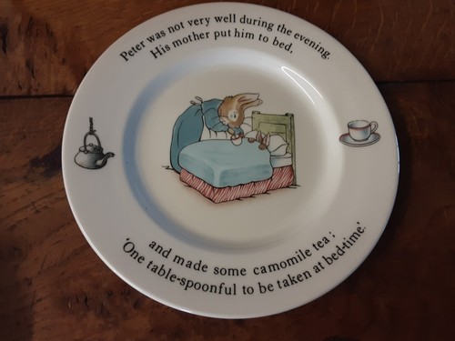 Peter Rabbit 3 Piece Nursery Set Wedgwood Cup Plate & Dish / Bowl Beatrix Potter - Picture 9 of 10