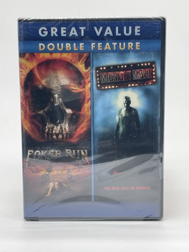 NEW SEALED DOUBLE FEATURE DVD POKER RUN +  MIDNIGHT MOVIE FREE SHIPPING - Picture 1 of 2