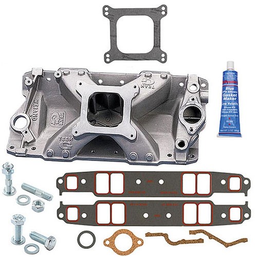 Weiand 7530WNDK Team G Intake Manifold Kit 1957-1986 Small Block Chevy 262-400ci