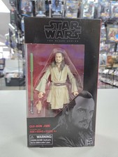Qui Gon Jinn Black Series 6  Star Wars Phantom Menace Action Figure SEE PICTURES