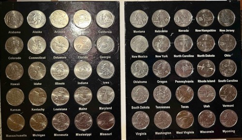 1999-2008 FIFTY STATE QUARTER COLLECTION COMPLETE ALBUM CICULATED - Picture 2 of 4