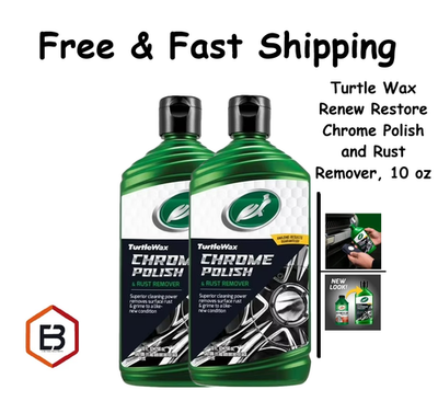 #ad Turtle Wax Renew Restore Chrome Polish and Rust Remover 10 oz $9.82