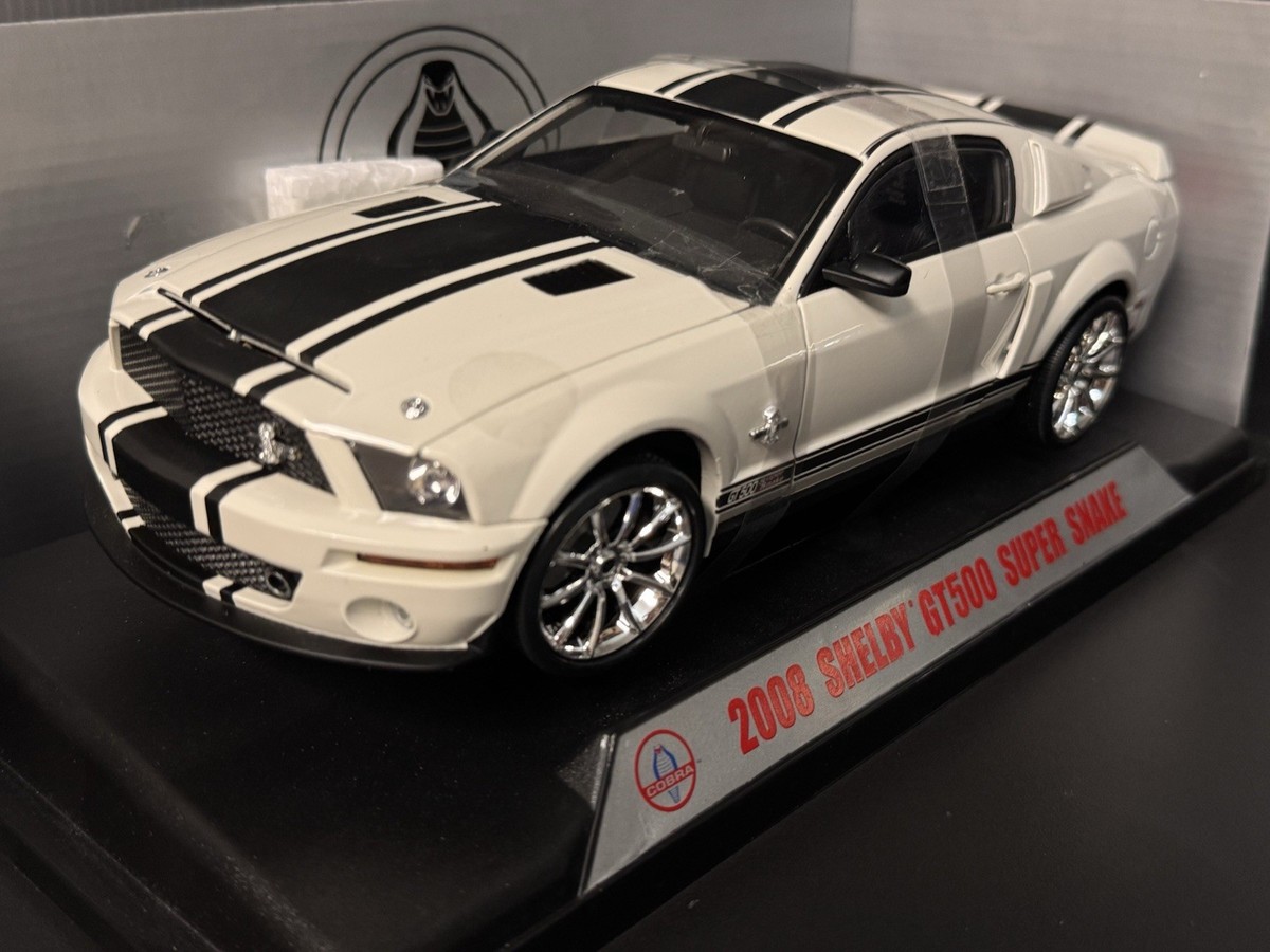 2008 Shelby GT-500 Super Snake White Shelby Collectibles 1/18