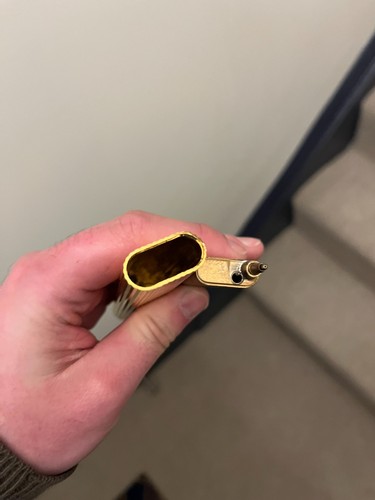 Cartier Vintage Feuerzeug vergoldet Farbe 80er Jahre Paris groß Ersatzteile Reparaturen - Bild 8 von 24