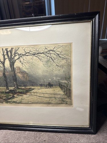 Vintage Signed Original Tanna Kasimir Hoernes Etching - - Picture 8 of 16