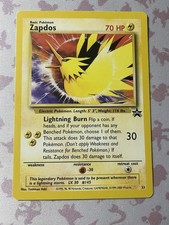 Pokemon TCG - Zapdos #23 Black Star Promo Card WoTC - NM