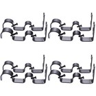  4 Count Vorhänge Stange Halter Gardinenstange Vorhangstangenhalterung