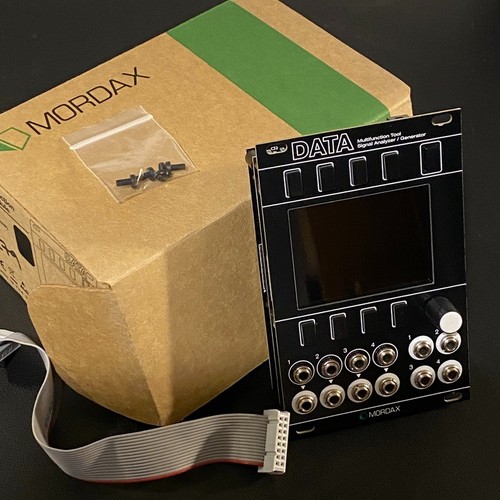 MORDAX DATA: Eurorack Oscilloscope, Signal Analyser / Generator. Boxed. MINT