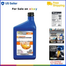 Power Trim & Tilt Fluid 32oz Marine Hydraulic Oil Anti-Wear Corrosion