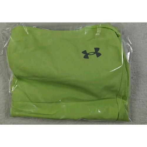 Under Armour UA Launch Shorts Men’s Size MediumYellow/Green 7” Unlined NWT - Picture 6 of 6