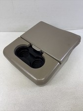 1999-2010 Ford F250 F350 Center Console Jump Seat Armrest Oem Stone Gray Read