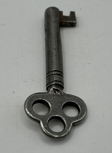 Vintage Locking Hardware Antique Barrel Lock Wardrobe Cabinet Wooden Desk Key - Picture 11 of 12
