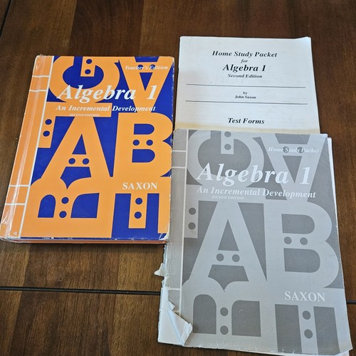Saxon Algebra 1 Set Second Edition: Teacher Text, Tests, Answers HS Packet - Bild 1 von 21