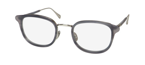 NEW JOHN VARVATOS V410 EYEWEAR SMOKE MENS JAPAN 49-22-145 PLASTIC GRAY SQUARE - Picture 1 of 8