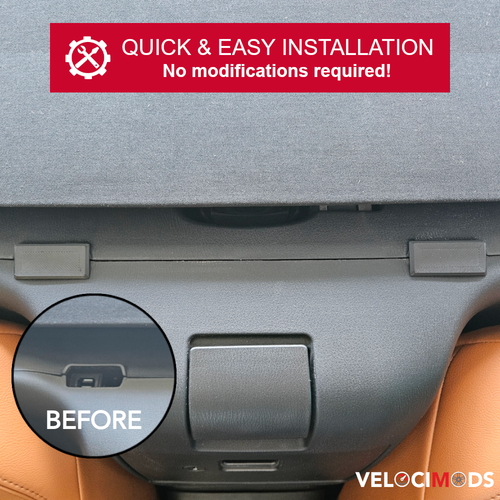 WIND DEFLECTOR SLOT caps for Mazda Miata MX5 ND and Fiat 124 Spider | VelociMods - Picture 3 of 3