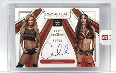 CARMELLA - 2023 PANINI IMMACULATE PAST AND PRESENT ON CARD AUTOGRAPH #80/99