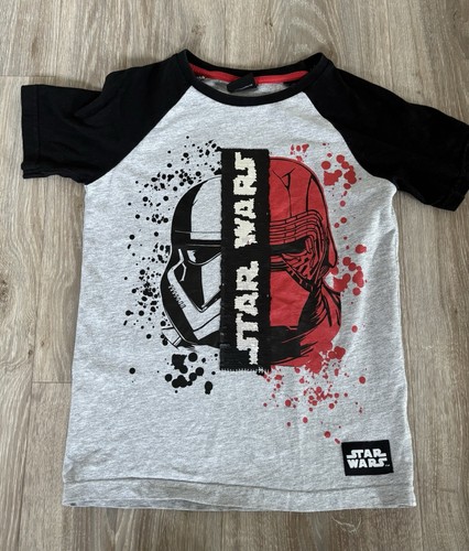 Bundle x6 Star Wars T-shirts Age 7-8 Years Magic Sequins Etc - Picture 3 of 8