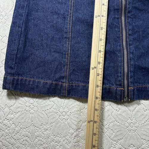 H&M Falda Denim Dividida Mujer 8 Utilidad Cremallera Frontal Cintura Alta Mini - Imagen 2 de 12