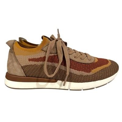 Gentle Souls Kenneth Cole Juno Knit Sneaker Brown Multi Knit Women s Size 7.5