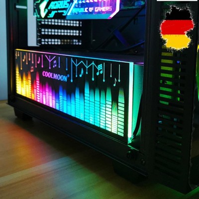 COOLMOON RGB Light Board for PC Power Box Color-Changing Lighting Side Panel