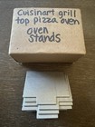 (Set of 4) Cuisinart Grill Top Pizza Oven Universal Grill Metal Risers Stands