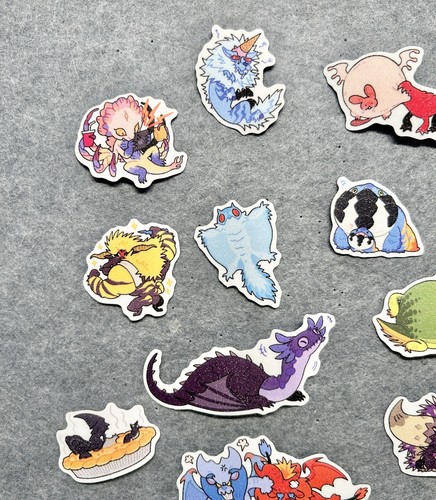 Monster Hunter Monster Sticker Set CAPCOM Gift - Picture 2 of 5