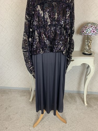 MARINA RINALDI Sequin Embellished Dress size MR23-US14W-IT52-DE44-UK18-FR48 - Picture 16 of 19