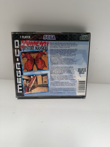 Yumemi Mystery Mansion (Sega Mega CD PAL) + Instruction Manual Disc Scratch Free - Picture 3 of 7