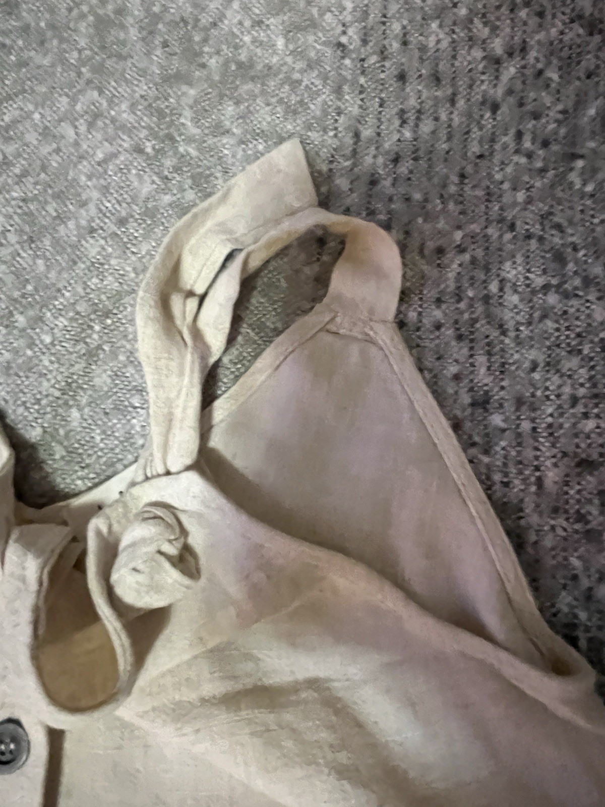 Lost + Wander Cream Button Down Ajustable Straps … - image 4