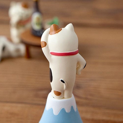 Cute Watermelon Cat Ornament Cartoon Car Animal Ornament Collectible Gift - Picture 6 of 7