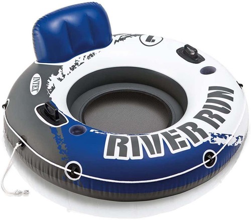 Intex River Run - XXL Schwimmring Schwimmreifen Luftmatratze Badeinsel - Blau - Bild 3 von 4