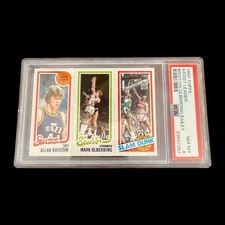 1980 Topps Assist Leader Allan Bristow / Mark Olberding / Bailey NM-MT PSA 8