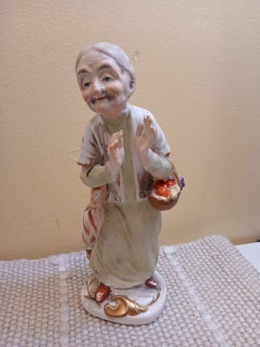 Lote Mixto de 4 Estatuillas De Cerámica De Colección Japón Acordeón Campesino Viejo -O - Imagen 2 de 21