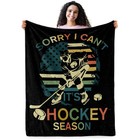 Ice Hockey Gifts Blanket for Boys Girls Teen Son Adults - Perfect for Ultra S...